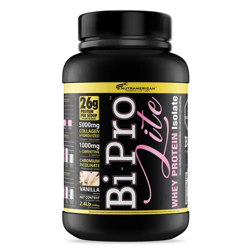 BIPRO LITE VAINILLA 2.4 LB (1080G)