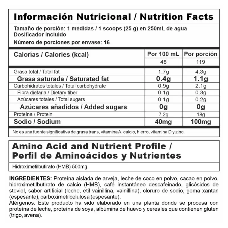 NUTRA VEGAN PROTEIN 400 G - Imagen 2