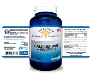 Alternative view of CALCIUM 600 + VITAM D X 60 SOFT NATURAL SYSTEMS