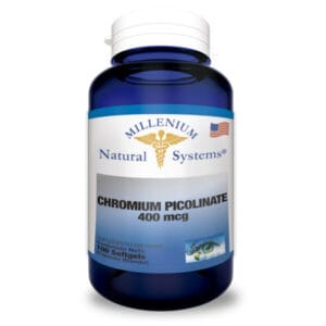CHROMIUM PICOLINATE 400 MG X 100 NATURAL SYSTEMS