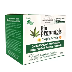 BIOPRONNABIS CANNABIS SATIVA CREMA POTE X 55 G