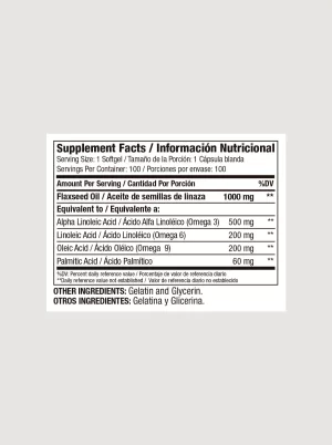 Alternative view of FLAXSEED OIL 1000 MG X 100 SOFG