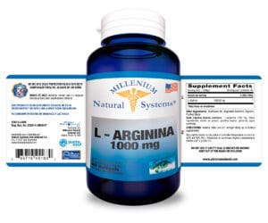 Alternative view of L ARGININE 1000MG X 60 SOFTGELS NATURAL SYSTEMS