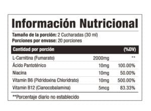 Alternative view of L CARNITINE COMPLEX DRINK X 16 OZ NATURAL SYSTEMS