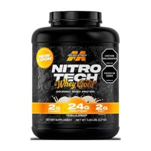 NITRO TECH WHEY GOLD X 5.5 LB VAINILLA