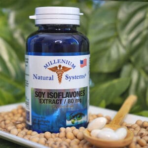Alternative view of SOY ISOFLAVONES 80MG X 60 SOFTGELS NATURAL SYSTEMS