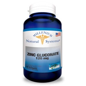ZINC GLUCONATE 120 MG X 100 SOFTGELS NAT SYSTEMS