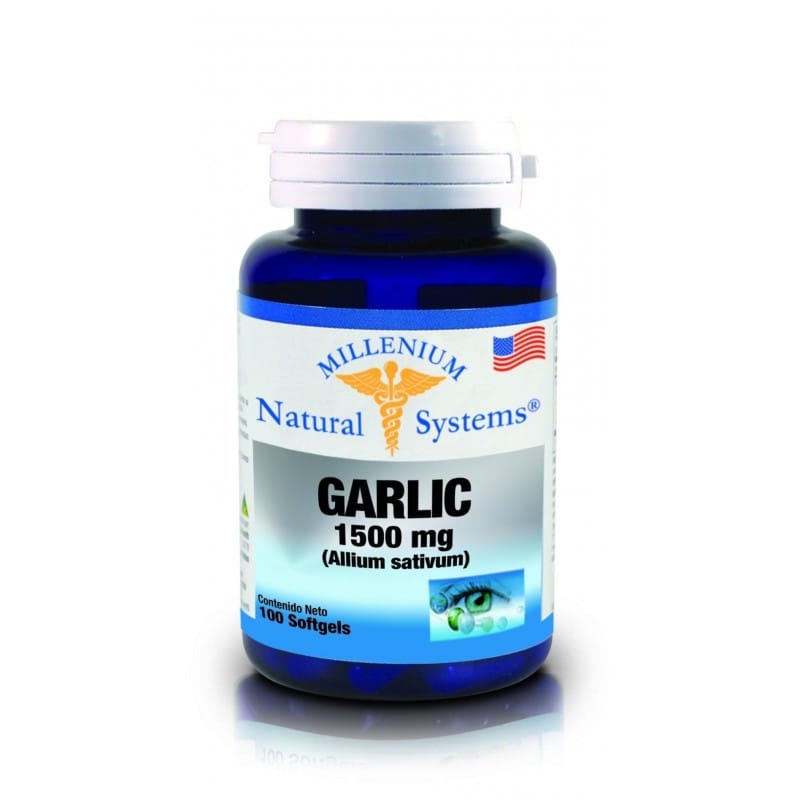 GARLIC 1500 MG X 100 SOFTGELS NATURAL SYSTEMS