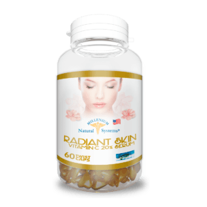 RADIANT SKIN VITAMIN C & SERUM X 60 AP NAT SYSTEMS