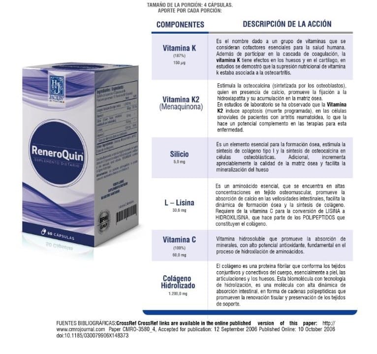 RENEROQUIN SD X 60 CAP - Imagen 2