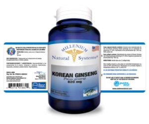 Alternative view of KOREAN GINSENG 820 MG X 60 SOFTGELS NATURAL SYSTEM