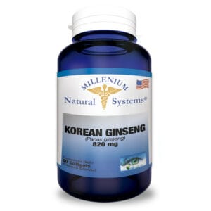 KOREAN GINSENG 820 MG X 60 SOFTGELS NATURAL SYSTEM