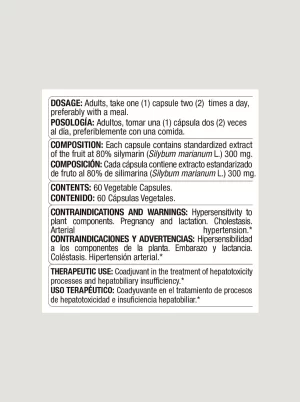 Alternative view of SILYMAXI 300 MG 60 CAPSULAS VEG