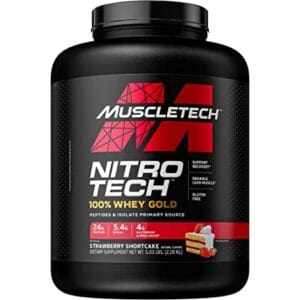 NITRO TECH WHEY GOLD X 5 LB STRAWBERRY