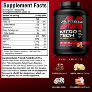 Alternative view of NITRO TECH WHEY GOLD X 5 LB STRAWBERRY