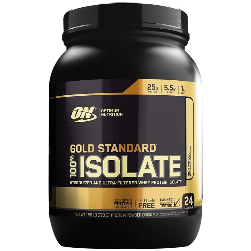 100% WHEY GOLD STANDARD ISOLATE 3 LB VAINILLA