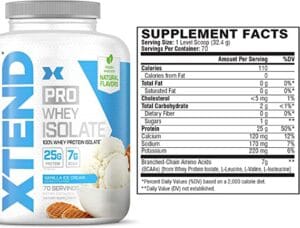 Alternative view of XTEND PRO WHEY ISOLATE X 5 LBS VAINILLA