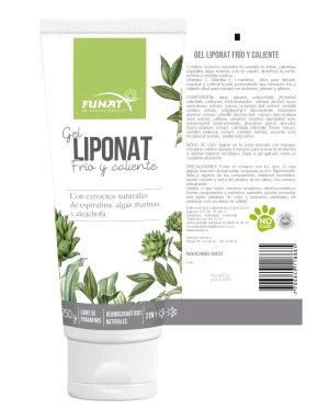 LIPONAT GEL FRIIO Y CALIENTE X 250 GR LAB FUNAT