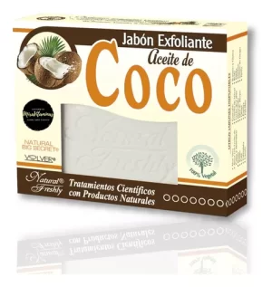 JABON DE COCO BARRA 90G NAT FRESHLY