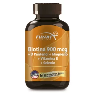 BIOTINA 900 MG + D PANTENOL X 60SG  LAB FUNAT