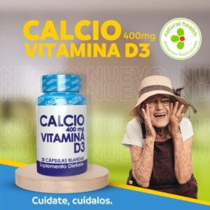 CALCIO 400 MG + VIT D3 X 30 CAPS BLANDA
