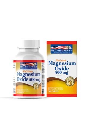 MAGNESIUM OXIDE 400 MG 100 T HEALTHY AMERICA