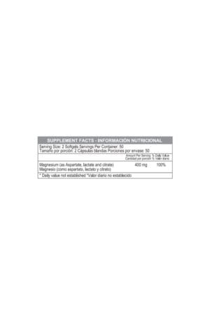Alternative view of SUPER MAGNESIUN 400 MG 100 S HEALTHY AMERICA