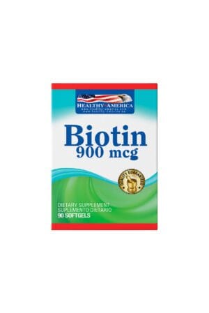 BIOTIN 900 MCG 90 SOFT HEALTHY AMERICA