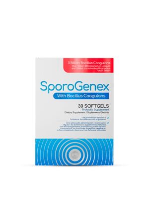 SPOROGENEX WITH BACILLUS COAGULANS X 30 SOFT HEALT