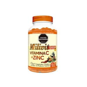MILIVIT VITAMINA C+ZINC GOMAS X 50 GR N. FRESLHY