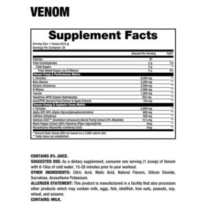 Alternative view of VENOM FULLY LOADED ORANGE FURY X 20 SERV
